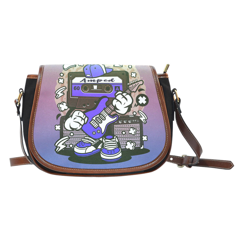 Amped Guitar Saddle Bag for Musicians and Music Freaks