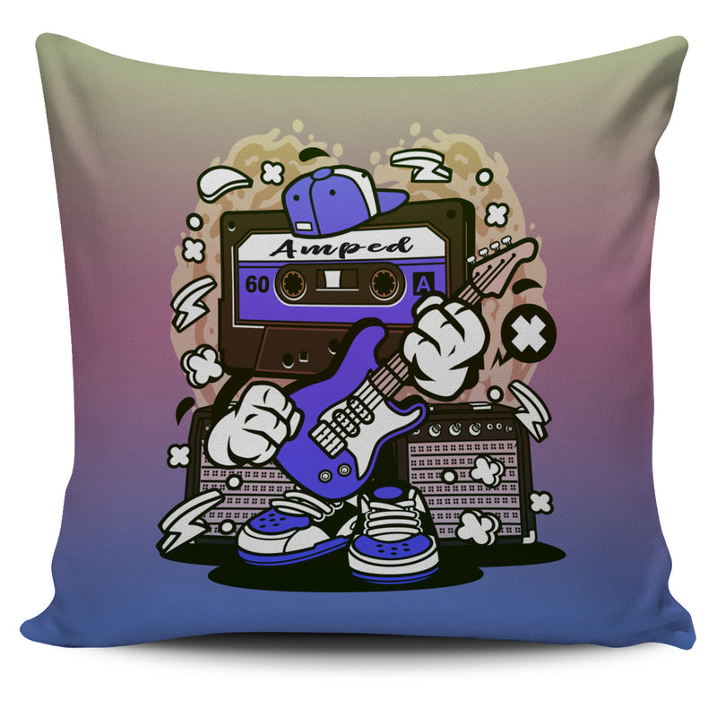 Amped Guitar Pillow Covers for Musicians and Music Freaks