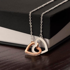 V-Day Special - Interlocked Hearts Necklace