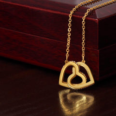 V-Day Special - Interlocked Hearts Necklace