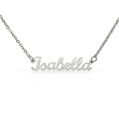 Custom Valentine's Day Name Plate Necklace