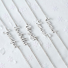 Custom Valentine's Day Name Plate Necklace