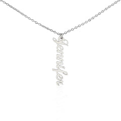 Custom Vertical Name Necklace