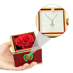 Mother's Day Rose Necklace Gift Box