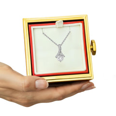 Mother's Day Rose Necklace Gift Box