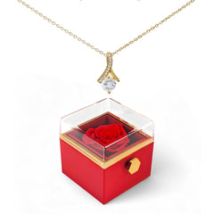 Mother's Day Rose Necklace Gift Box
