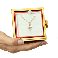 Mother's Day Rose Necklace Gift Box