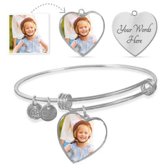 Valentine's Day Bangle - Upload Your Own Photo!