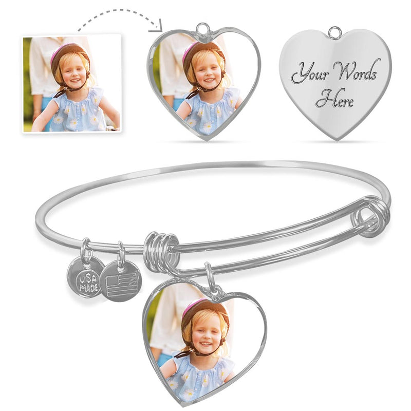 Valentine's Day Bangle - Upload Your Own Photo!
