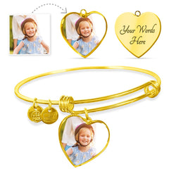 Valentine's Day Bangle - Upload Your Own Photo!