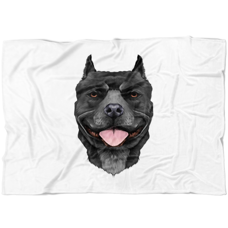 Pitbull - Custom Fleece Blanket