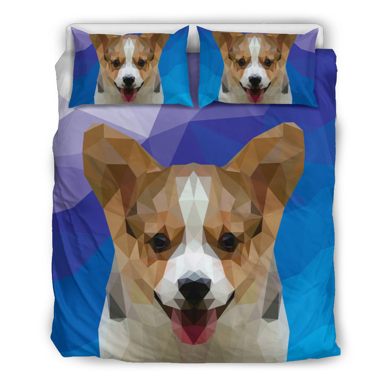 Corgi Dog Modern Art Bedding Set for Lovers of Corgis