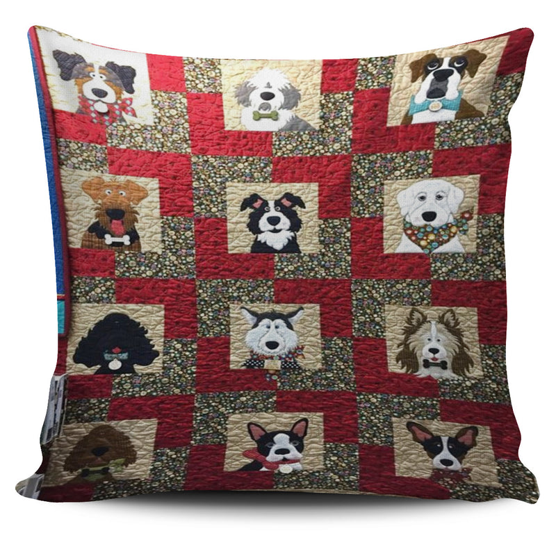 Cute Dog Design Cushion Cover