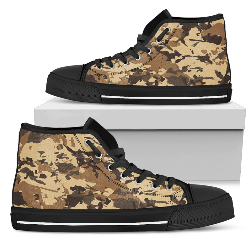 Women Brown Camo Sneakers