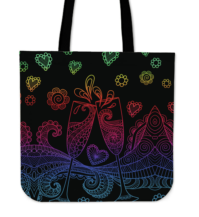 Celebrate Tote Bag for Champagne & Wine Lovers