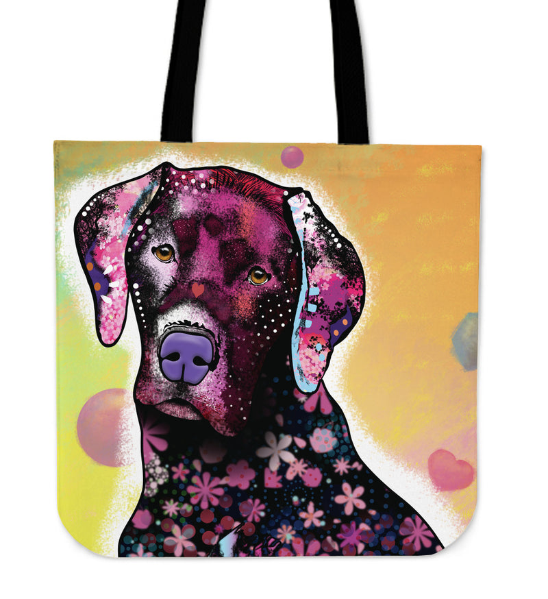 Orange Dog Tote Bag