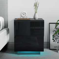 Modern Luxury LED Light Nightstand (20 Colors)