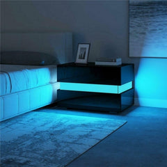 Modern Luxury LED Light Nightstand (20 Colors)