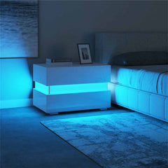 Modern Luxury LED Light Nightstand (20 Colors)