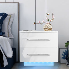 Modern Luxury LED Light Nightstand (20 Colors)