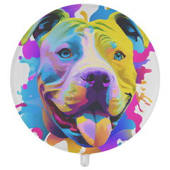 Colorful Pit Bull Baloon