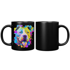 Colorful Pit Bull Mug