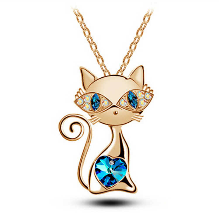 Gold Cat Necklace - Freebie
