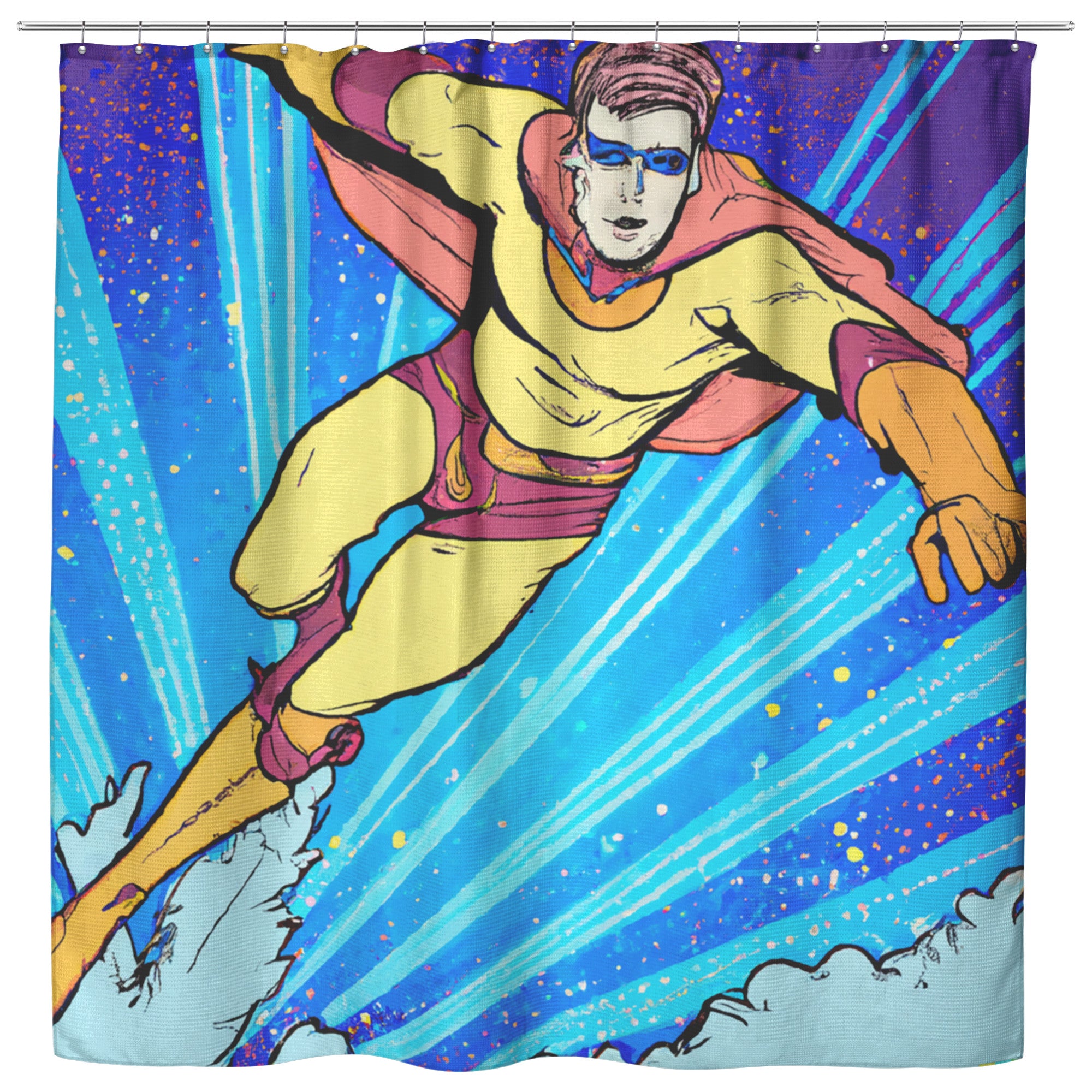 Superhero Shower Curtain