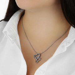 Interlocking Hearts Necklace - To My Wife