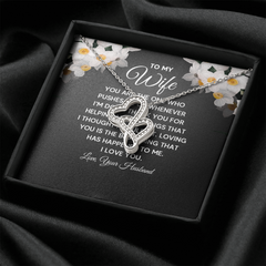 Interlocking Hearts Necklace - To My Wife