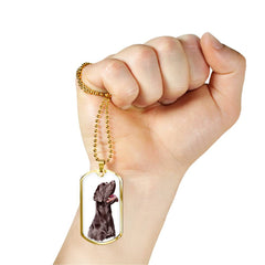 Labrador Luxury Military Necklace