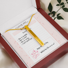 Engrabed Bar Necklace