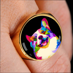 Colorful Corgi Ring [LIMITED EDITION]