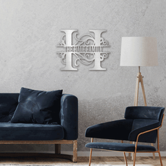 Family Name - Steel Sign