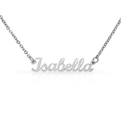 Luxe Steal Nameplate Necklace