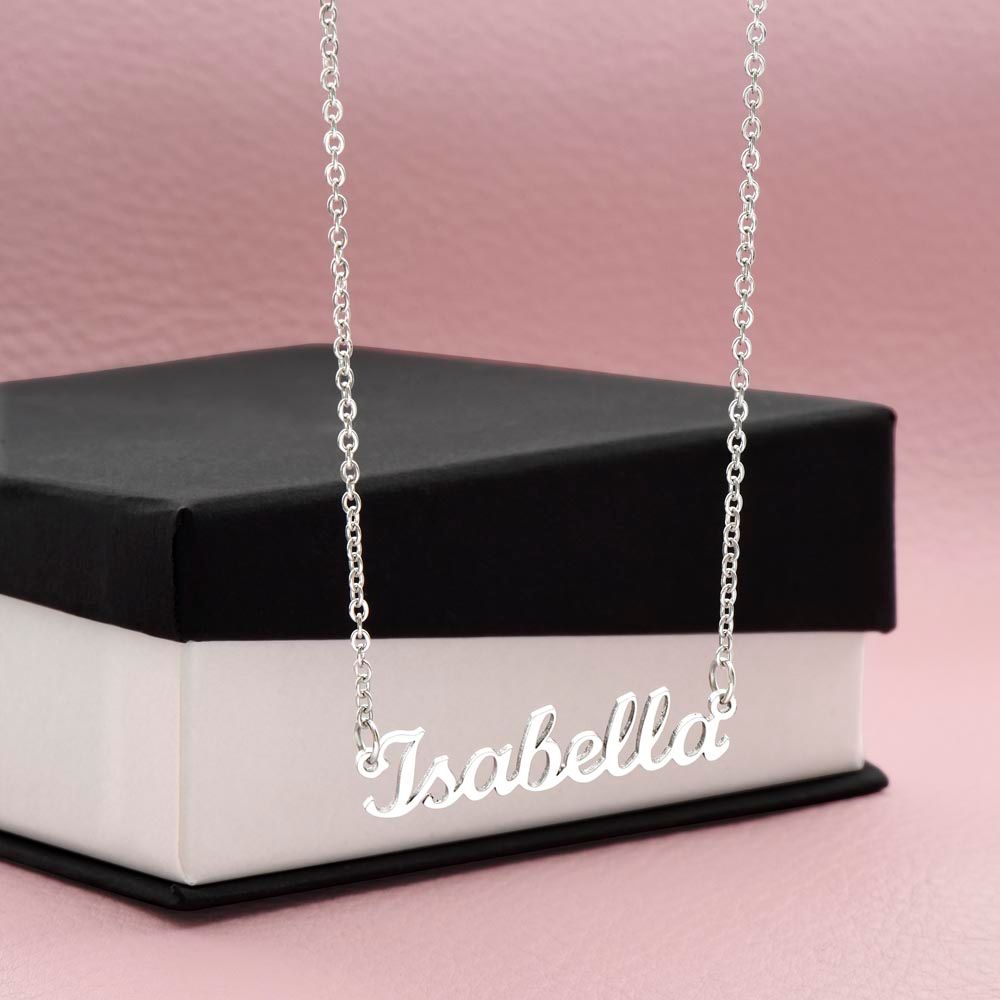 Custom Luxe Nameplate Necklace