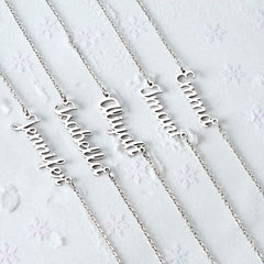 Luxe Steal Nameplate Necklace