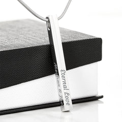 Engrabed Bar Necklace