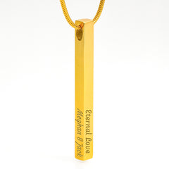 Engrabed Bar Necklace