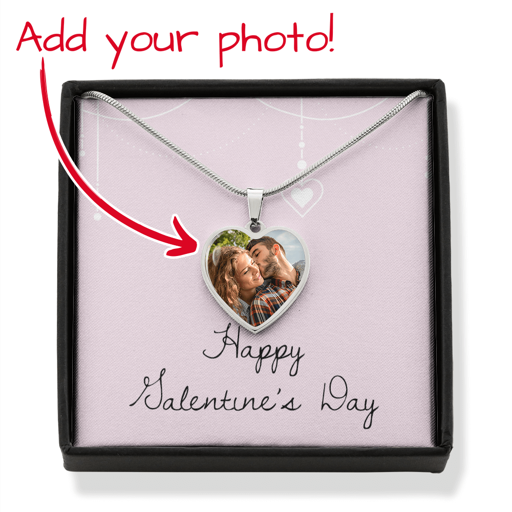 Valentine's Personalized Heart Necklace