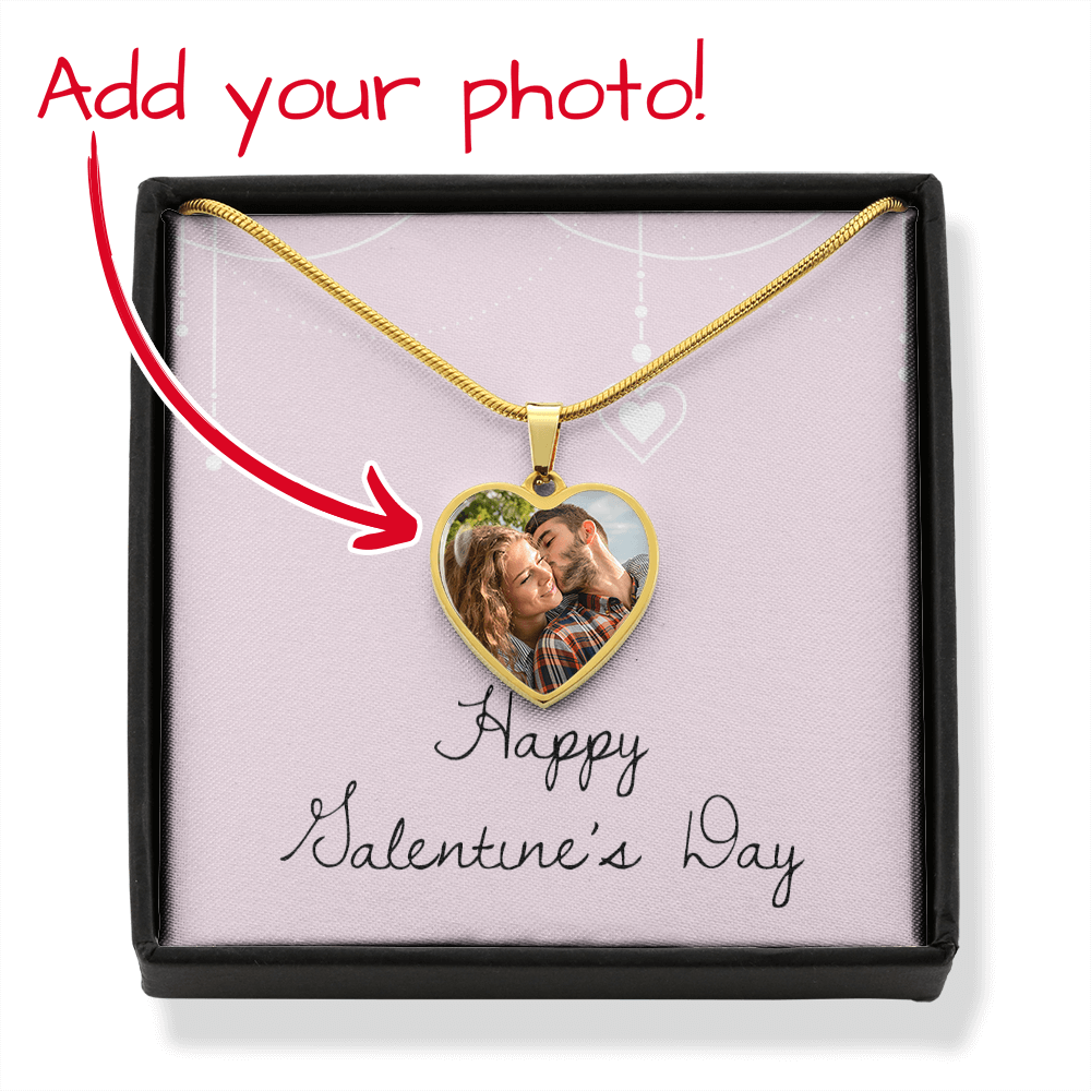 Valentine's Personalized Heart Necklace