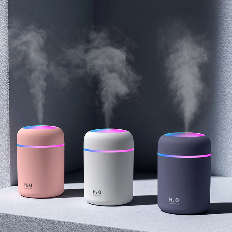 Portable Air Humidifier Purifier with Romantic Light