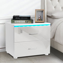 Modern Luxury LED Light Nightstand (20 Colors)