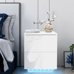 Modern Luxury LED Light Nightstand (20 Colors)