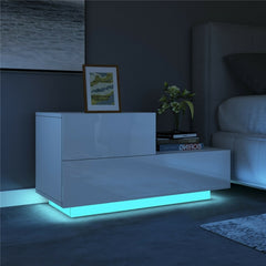 Modern Luxury LED Light Nightstand (20 Colors)