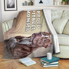 PPH Proud Pitbull Mom Blanket (Example)