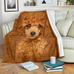 Poodle Face Hair Blanket