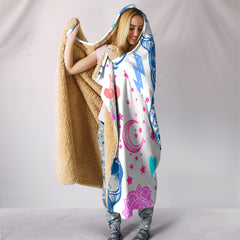 Spiritual French - Hooded Blanket