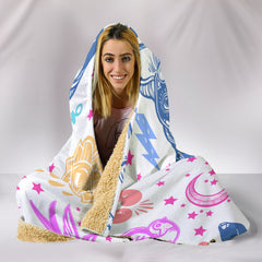 Spiritual French - Hooded Blanket