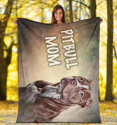 Pitbull Mom - Artist Proof Blanket